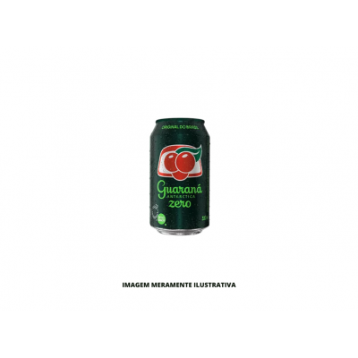 REFRIGERANTE - ANTARCTICA - LATA 350ML GUARANA ZERO